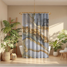 Cortina Para Box A luxurious gold and white marble background