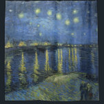 Cortina Para Box A noite estrelada de Vincent van Gogh sobre o Róda<br><div class="desc">Esta é uma reprodução digitalmente aprimorada e vetorizada de uma pintura de Vincent van Gogh. É uma de suas famosas pinturas paisagísticas. O título é Starry Night Over The Rhome,  mais comumente chamado Starry Night.</div>