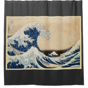 Cortina Para Box A onda de Excelentes de Kanagawa por Hokusai
