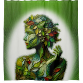 Cortina Para Box A Senhora Verde