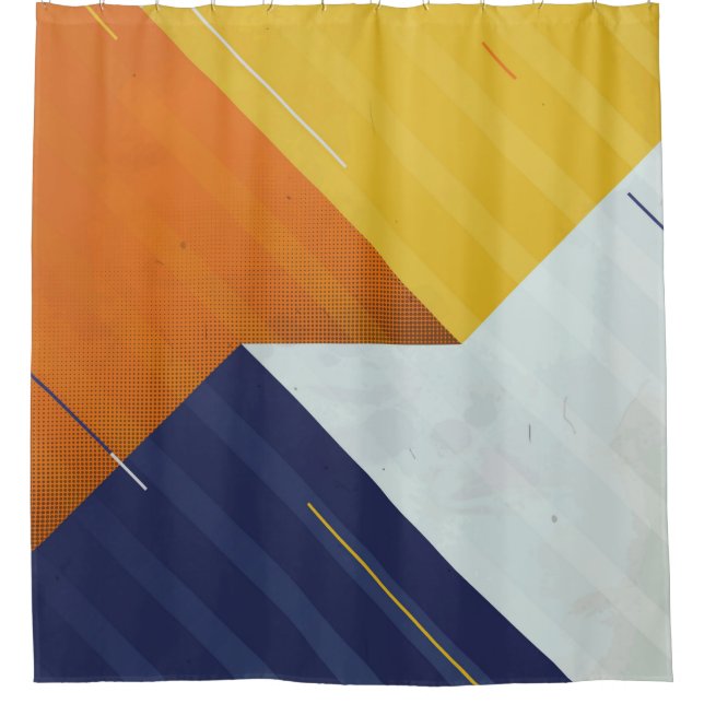 Cortina Para Box  Abstract Background. Grunge texture. Triangle geo (Frente)