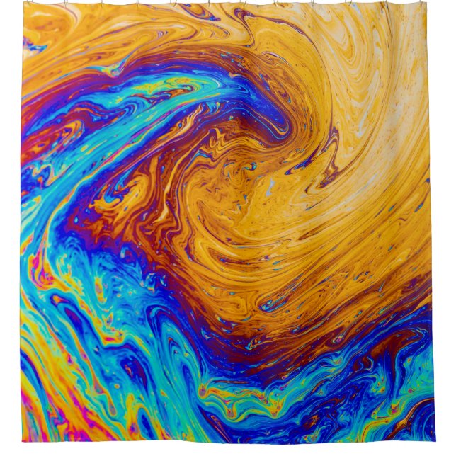 Cortina Para Box Abstract painting (Frente)