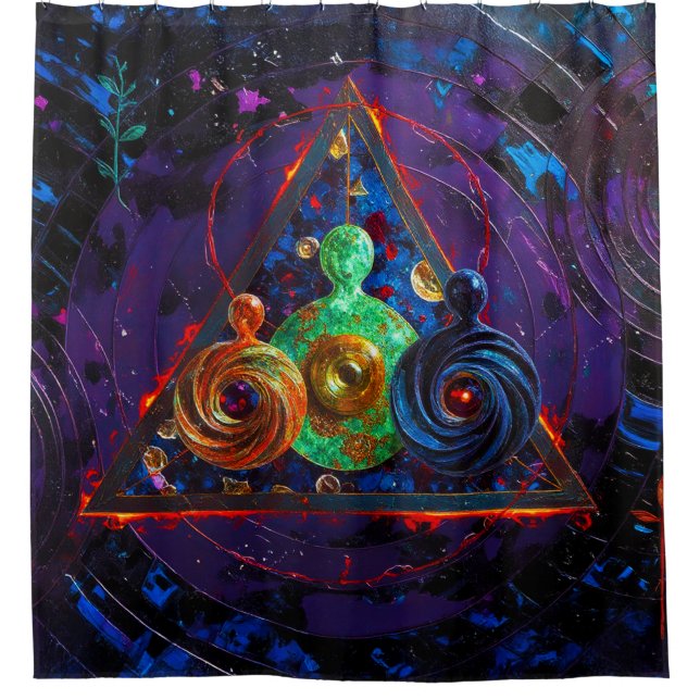 Cortina Para Box abstract Palette Knife 002 (Frente)