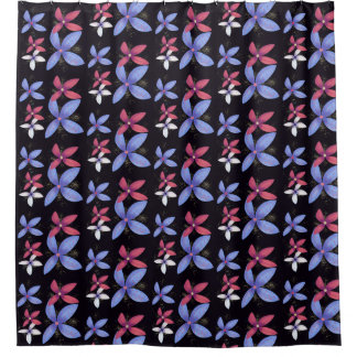 Cortina Para Box Abstrato Blooms