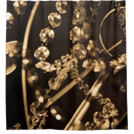 Cortina Para Box Abstrato Crystal Chandelier