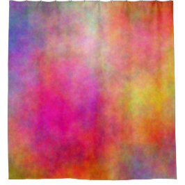 Cortina Para Box Abstrato de Nuvens Coloridas