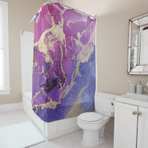 Abstrato Dourado Rosa Único