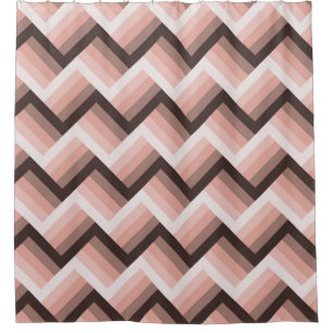 Cortina Para Box Abstrato Modern 3D Stripe sem costura