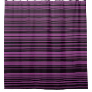 Cortina Para Box Abstrato Purple Black Stripes