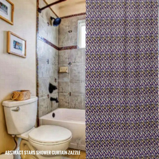 Cortina Para Box Abstrato Stars (Criador carregado)