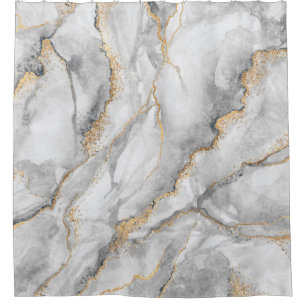 Cortina Para Box abstrato, textura criativa de mar branco