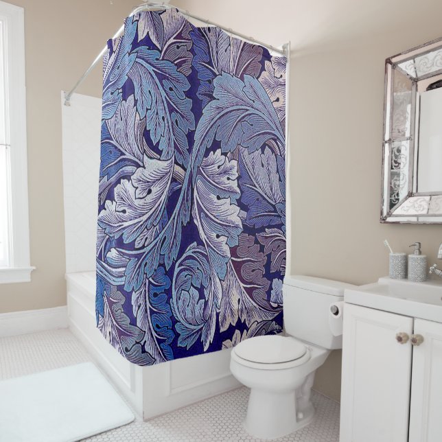 Cortina Para Box Acanthus Purple, William Morris (In Situ)