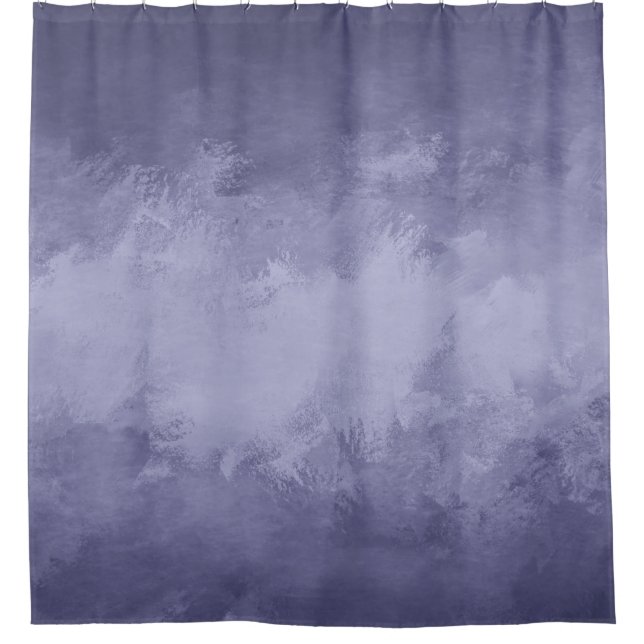 Cortina Para Box acrílico azul de selênio de textura (Frente)