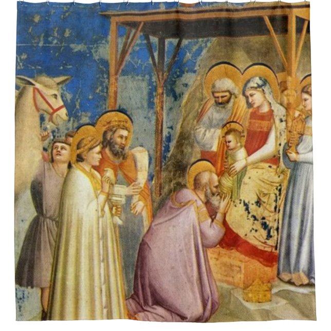 Cortina Para Box Adoração Do Giotto Magi 1305 (Frente)