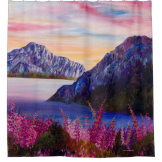 Cortina Para Box Alaskan Cotton Candy Mountain Chá