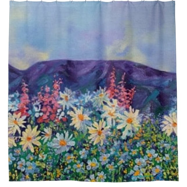 Cortina Para Box Alaskan Tisha's Garden Shower Curtain (Frente)
