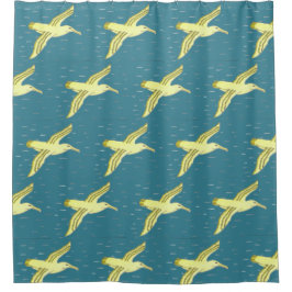 Cortina Para Box Albatross Shower Curtain
