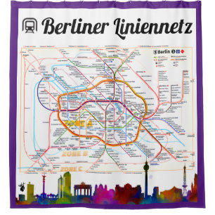 Cortina Para Box “Alemanha: BERLIM Liniennetz (ferrovia)…