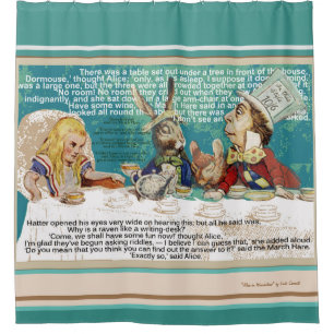 Cortina Para Box Alice e o tea party do Hatter louco