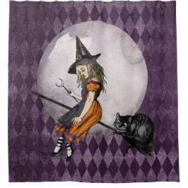 Cortina Para Box Alice no Dia das Bruxas em Wonderland Cheshire Cat