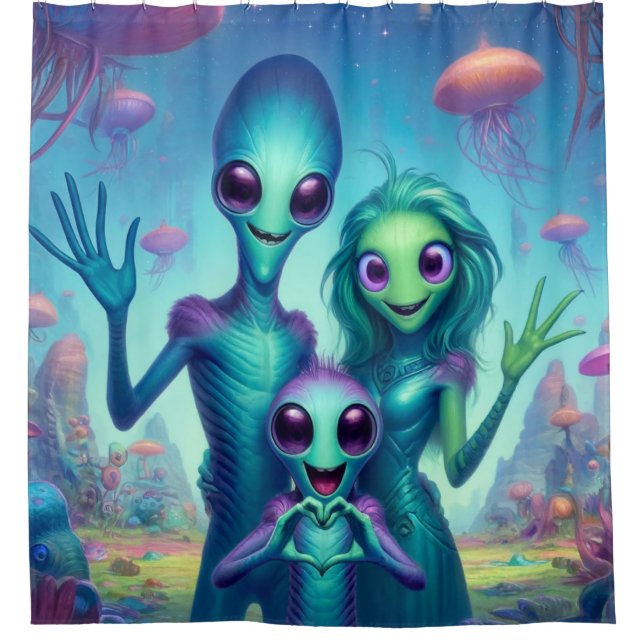 Cortina Para Box Aliens (Frente)