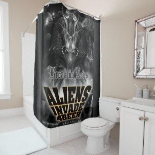 Cortina Para Box Aliens Invade 4 Beer Galaxy Attack