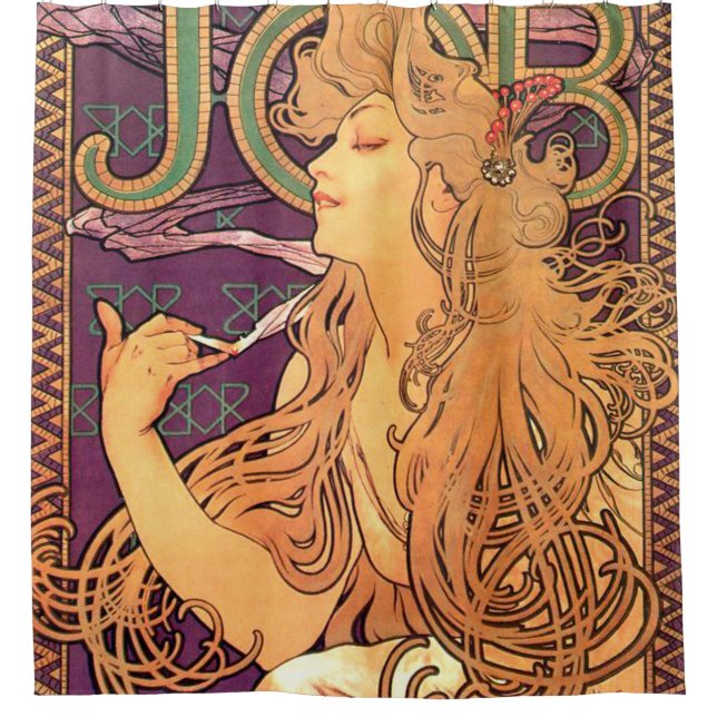 Cortina Para Box Alphonse Mucha - Job (Frente)