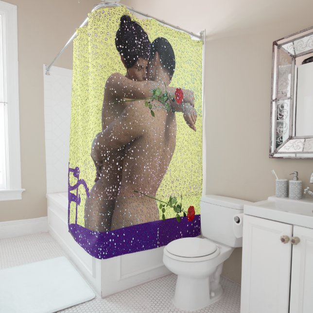 Cortina Para Box amantes - Cortina Chá (In Situ)