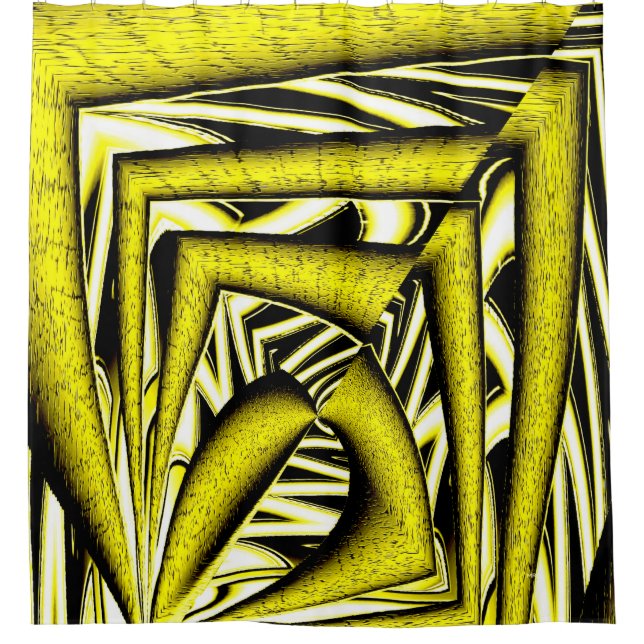 Cortina Para Box Amarelo selvagem... (Frente)