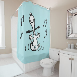 Cortina Para Box Amendoins Snoopy Dancing