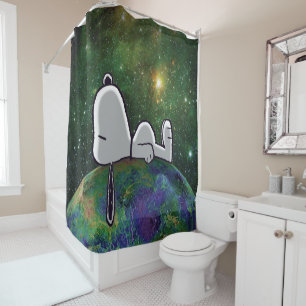 Cortina Para Box Amendoins Snoopy Spacout