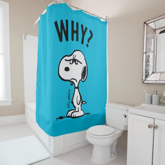Cortina Para Box Amendoins | Snoopy Wonders Why? (In Situ)