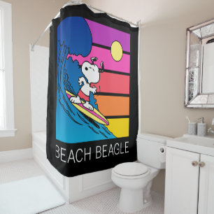 Cortina Para Box Amendoins   Surfe em Snoopy