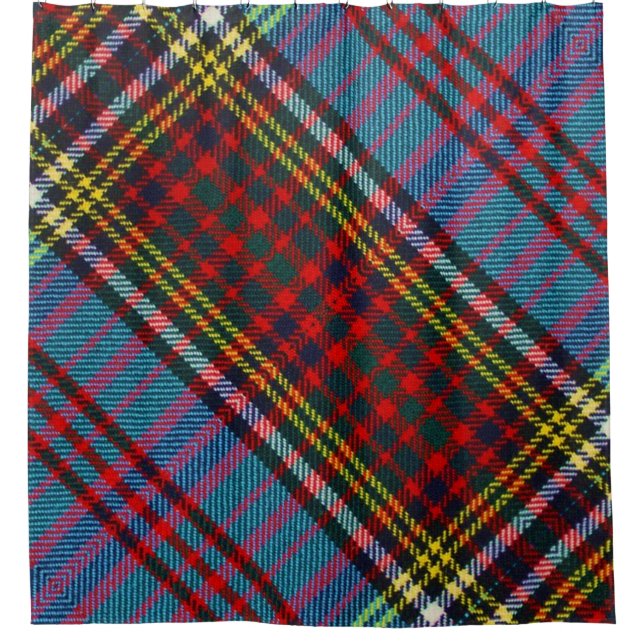 Cortina Para Box Anderson Tartan Shower Curtain (Frente)