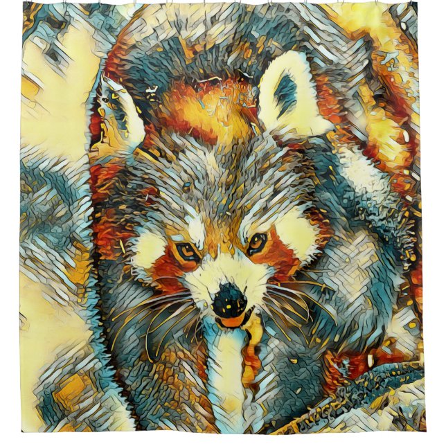 Cortina Para Box AnimalArt_RedPanda_002 (Frente)