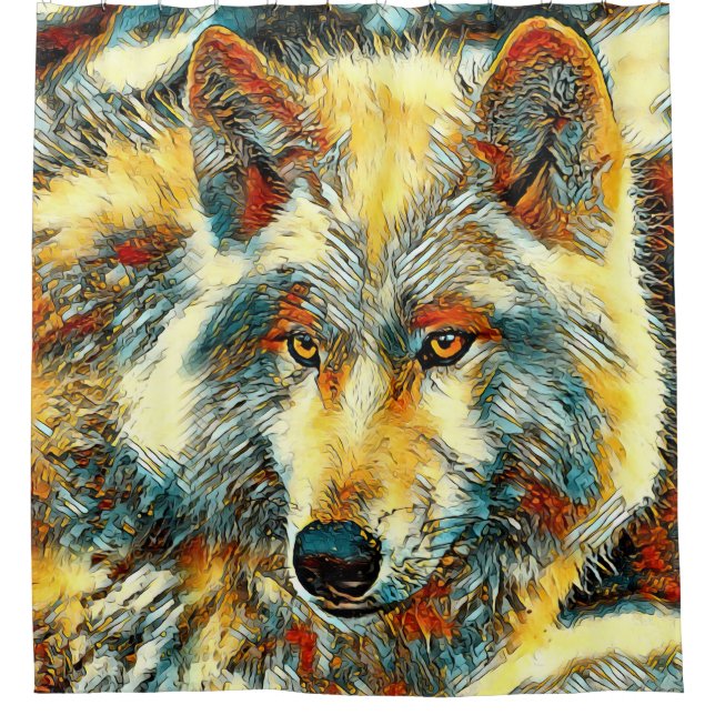 Cortina Para Box AnimalArt_Wolf_004 (Frente)
