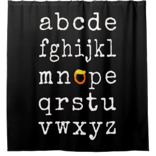 Cortina Para Box Anti-Trump Alphabet - Nope V