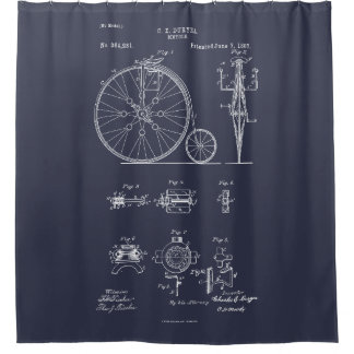 Cortina Para Box Antiguamente Bicicleta 1887 Desenho Da Patente Pen