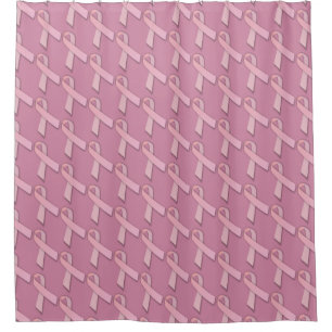 Cortina Para Box Apoio ao cancer de mama cor-de-rosa da fita