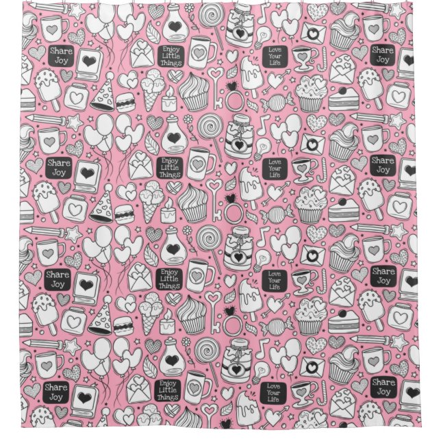 Cortina Para Box Aproveite sua cortina de vida (Frente)