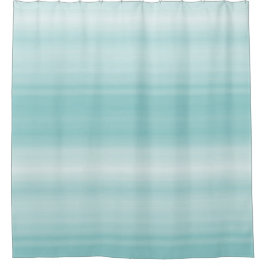 Cortina Para Box Aqua Mint White Beach Vibes Stripes