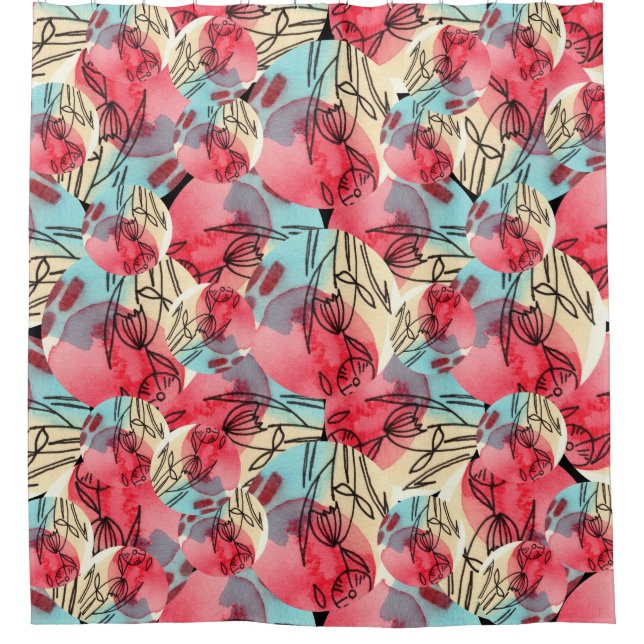 Cortina Para Box Aquarela A Frio (Frente)