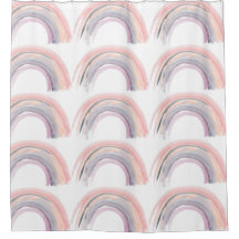 Aquarela Arco-Íris Cores Mudas Boho Chic