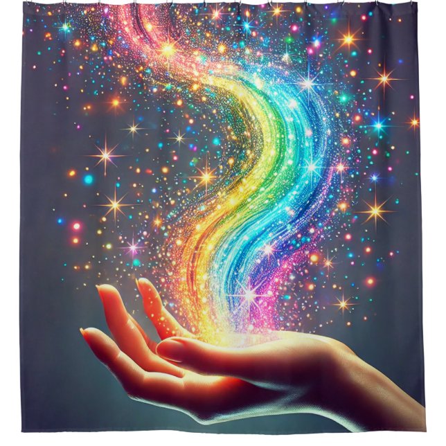 Cortina Para Box Arco-Íris (Frente)