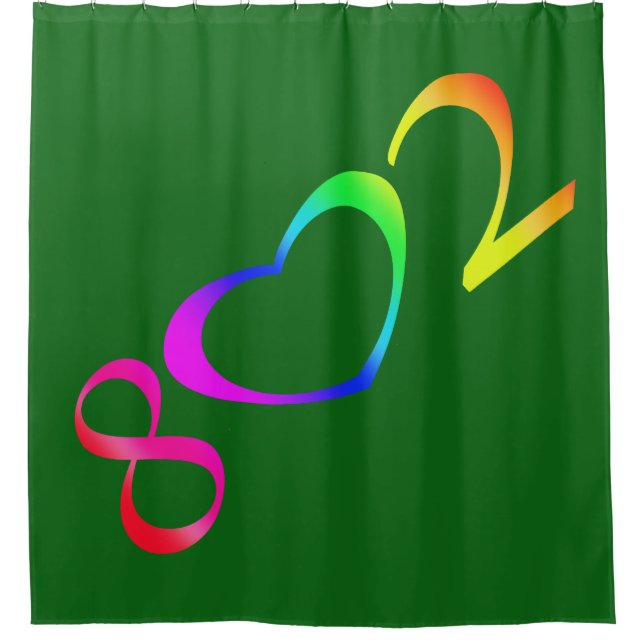 Cortina Para Box Arco-íris do Orgulho Gay (Frente)