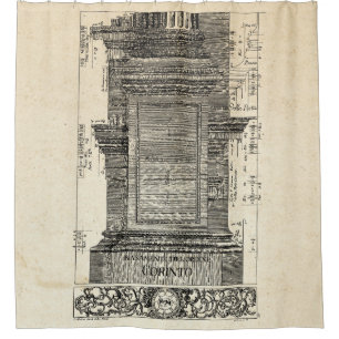 Cortina Para Box Arquitetura Clássica, Coluna Corinthiana 1725