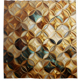 Cortina Para Box "Art Deco Majexpressa Escalas de Sereia"