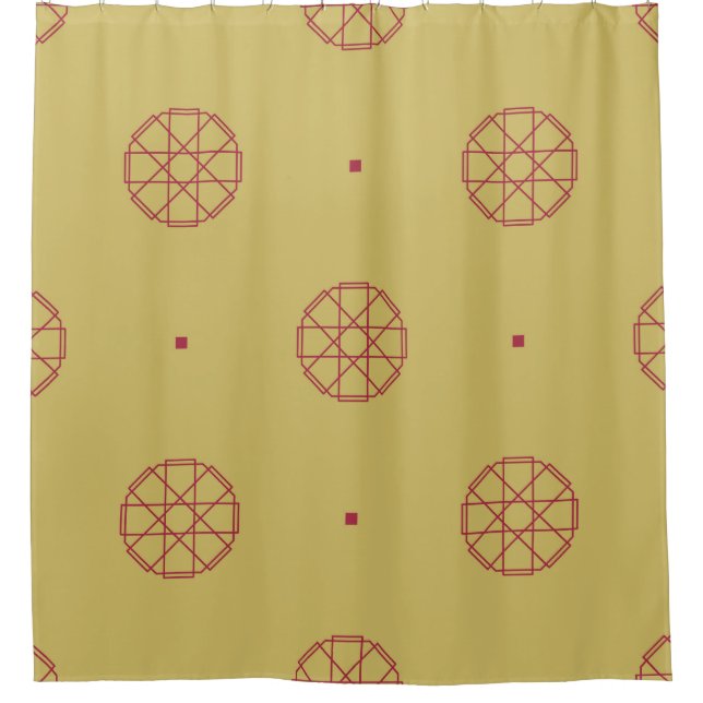 Cortina Para Box Art deco seamless pattern background. abstract, ar (Frente)