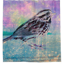 Arte Colorida de Pássaros Abstrato: Canhão Vibrant