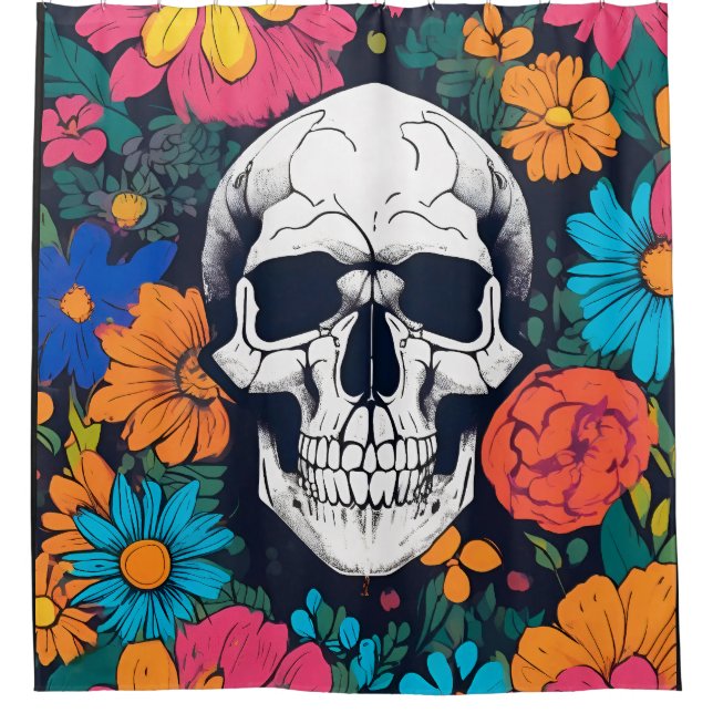 Cortina Para Box Arte Crônica Colorida (Frente)